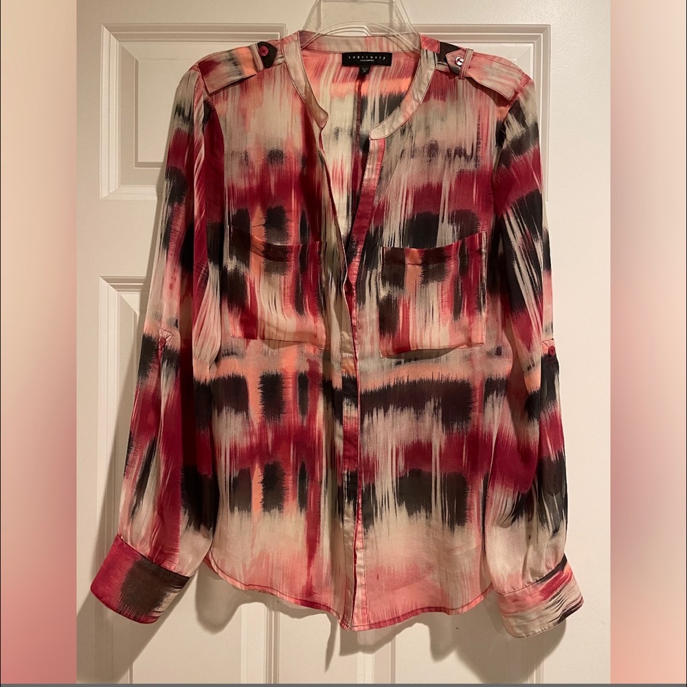 Flowy Long Sleeve Blouse